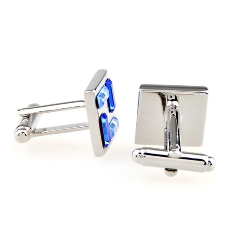 Crystal Zircon Cufflinks