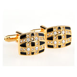 Crystal Zircon Cufflinks