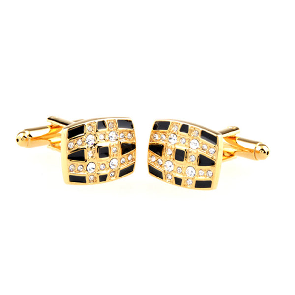 Crystal Zircon Cufflinks