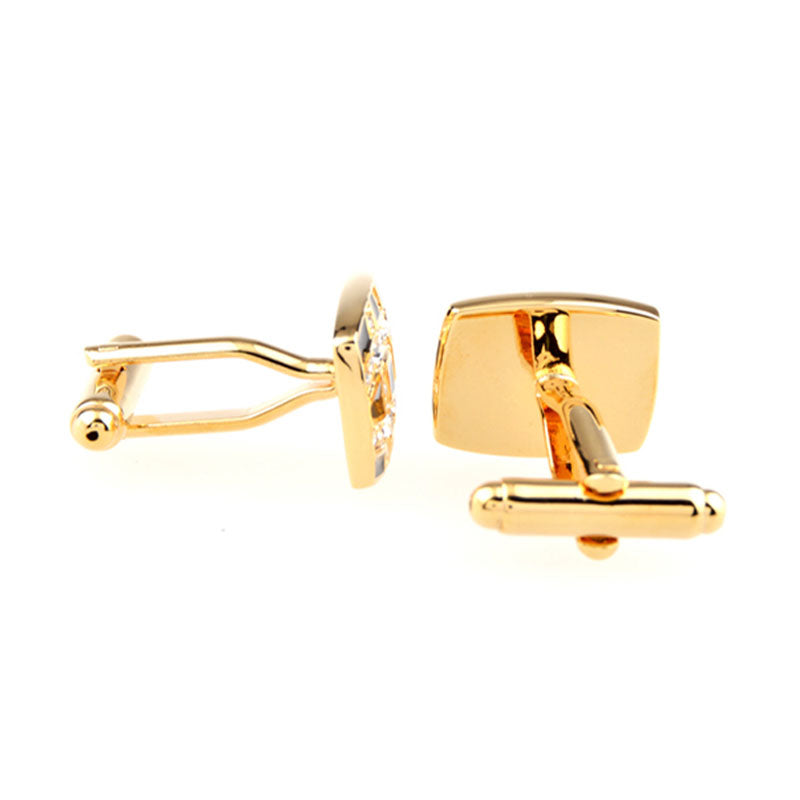 Crystal Zircon Cufflinks