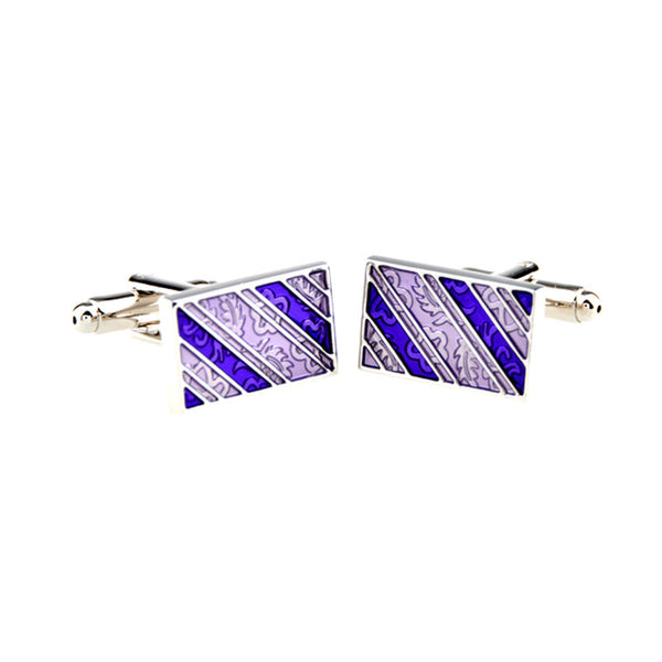 Enamel Dropping Glue Cufflinks