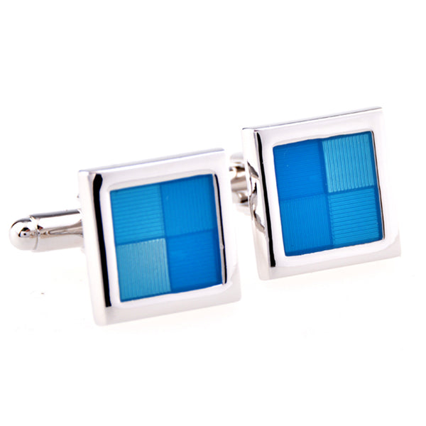 Enamel Dropping Glue Cufflinks