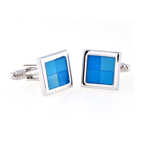 Enamel Dropping Glue Cufflinks