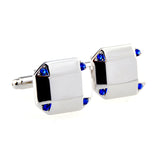 Crystal Zircon Cufflinks