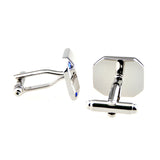 Crystal Zircon Cufflinks