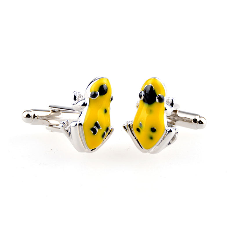 Animals Plants Enamel Dropping Glue Cufflinks