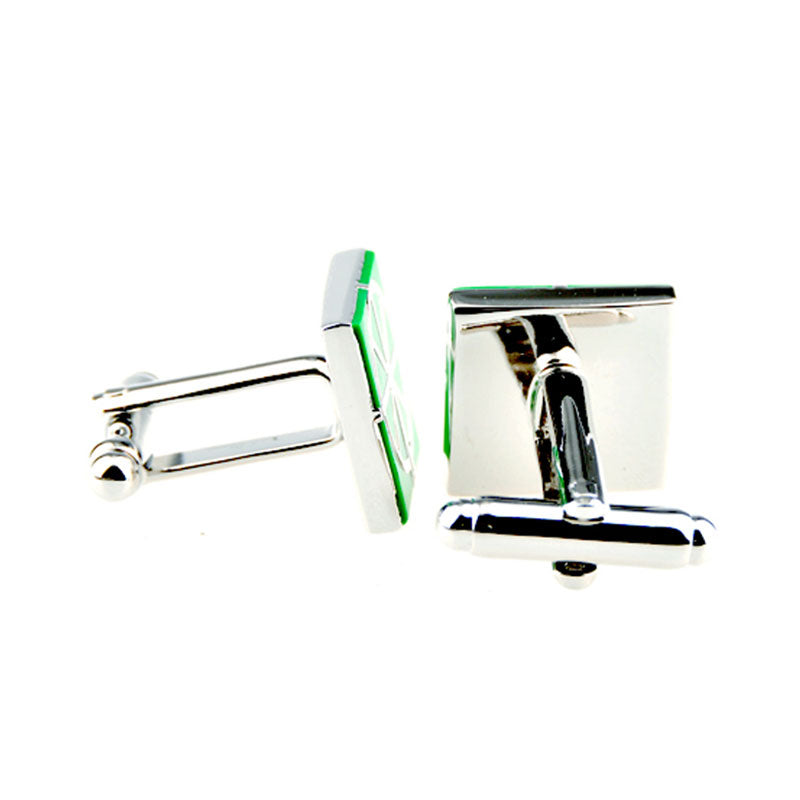Enamel Dropping Glue Cufflinks