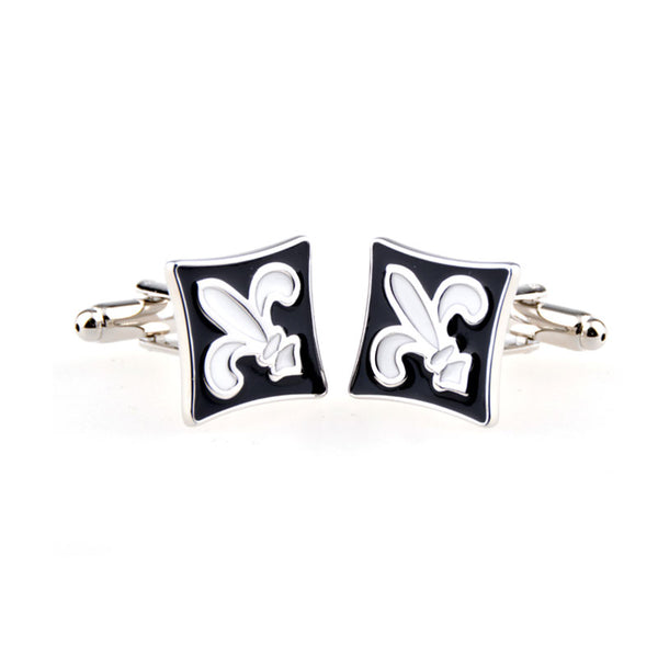 Enamel Dropping Glue Cufflinks