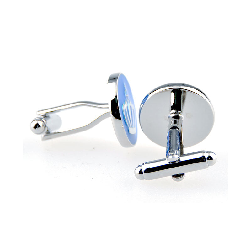 Enamel Dropping Glue Cufflinks