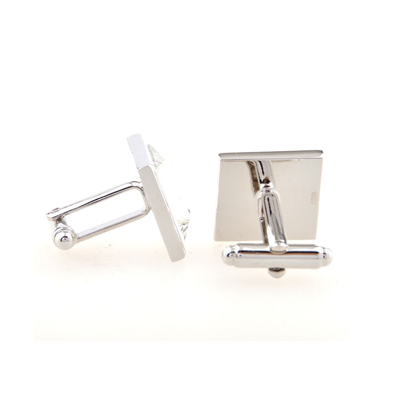 Crystal Zircon Cufflinks