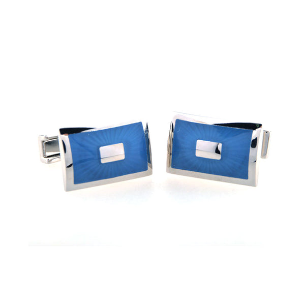 Enamel Dropping Glue Cufflinks