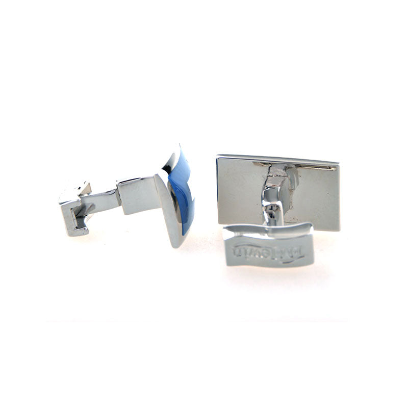 Enamel Dropping Glue Cufflinks