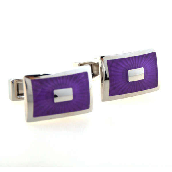 Enamel Dropping Glue Cufflinks