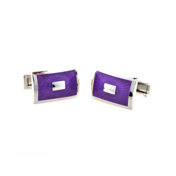Enamel Dropping Glue Cufflinks