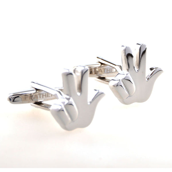 Cartoon Anime Plain Colour Metal Cufflinks