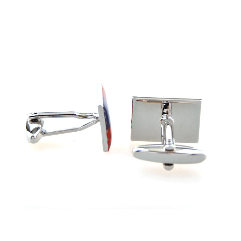 National Flag Music Enamel Dropping Glue Cufflinks