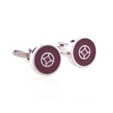 Enamel Dropping Glue Cufflinks