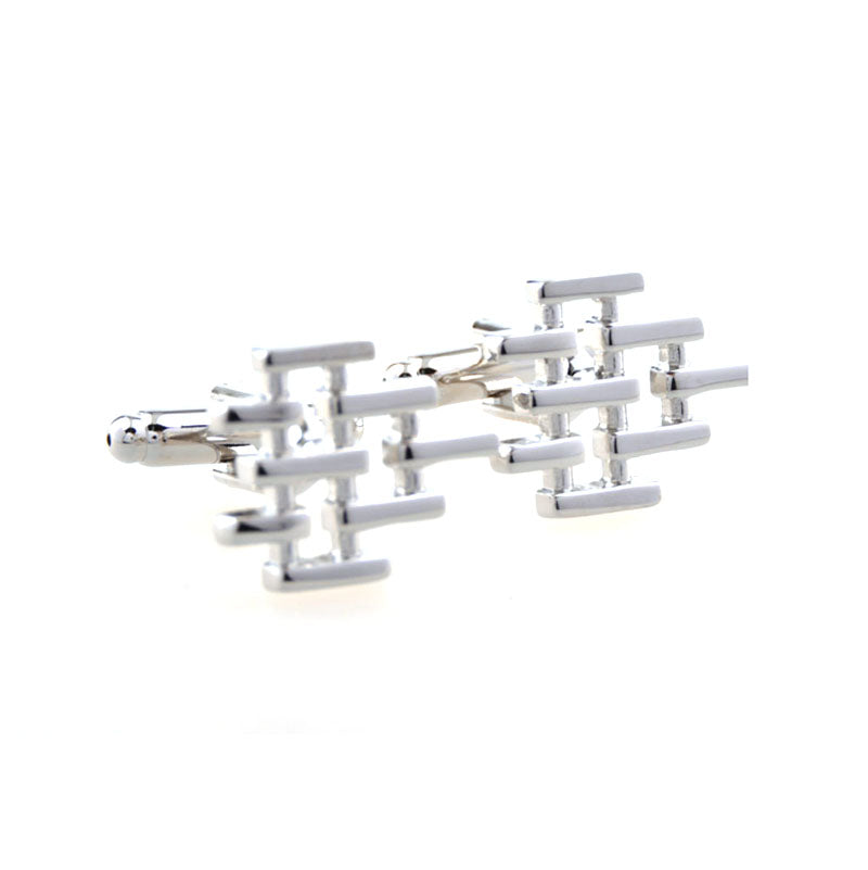 Plain Colour Metal Cufflinks