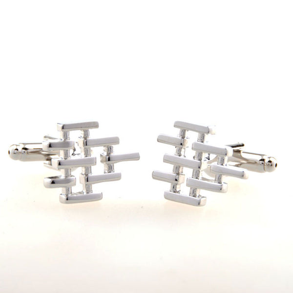 Plain Colour Metal Cufflinks