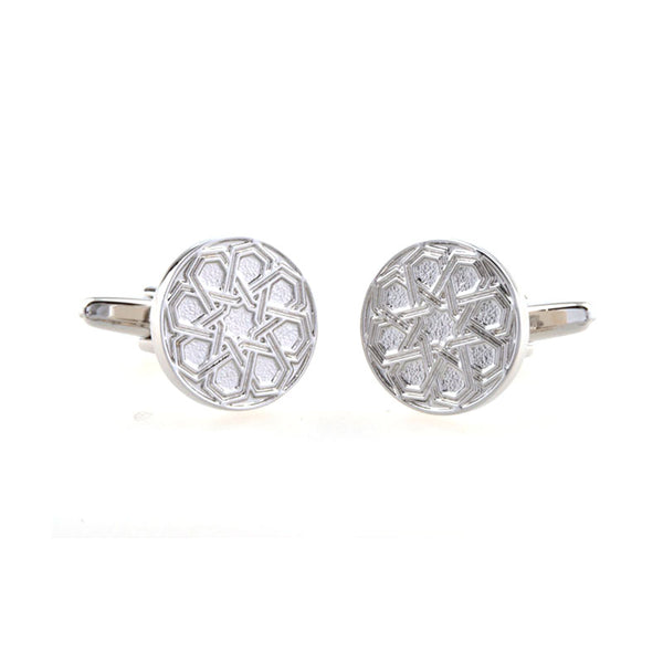 Plain Colour Metal Cufflinks