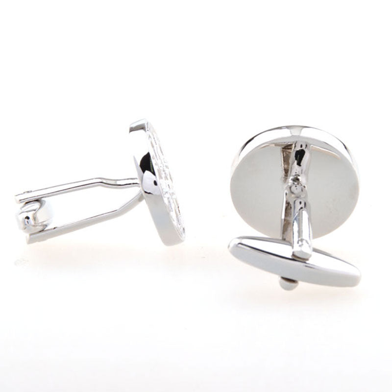 Plain Colour Metal Cufflinks