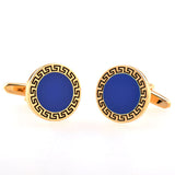 Enamel Dropping Glue Cufflinks