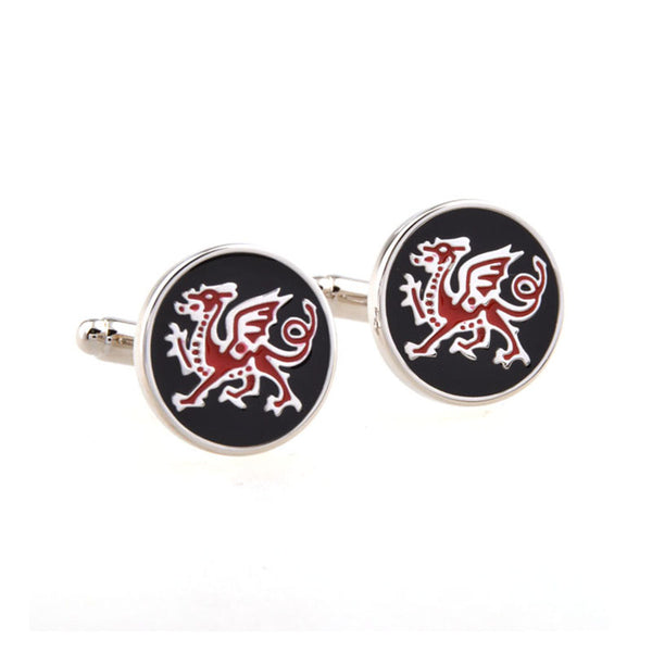 Animals Plants Enamel Dropping Glue Cufflinks