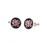 Animals Plants Enamel Dropping Glue Cufflinks