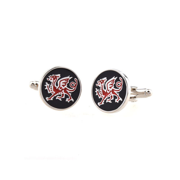 Animals Plants Enamel Dropping Glue Cufflinks