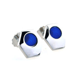 Enamel Dropping Glue Cufflinks