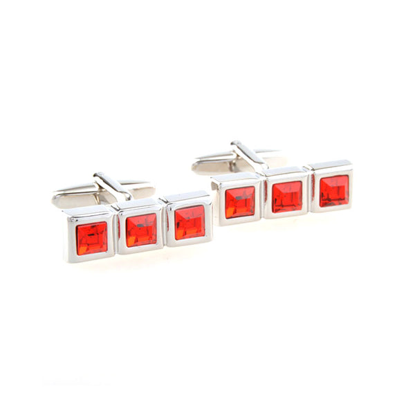 Crystal Zircon Cufflinks