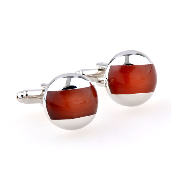 Cateye Glass Cufflinks