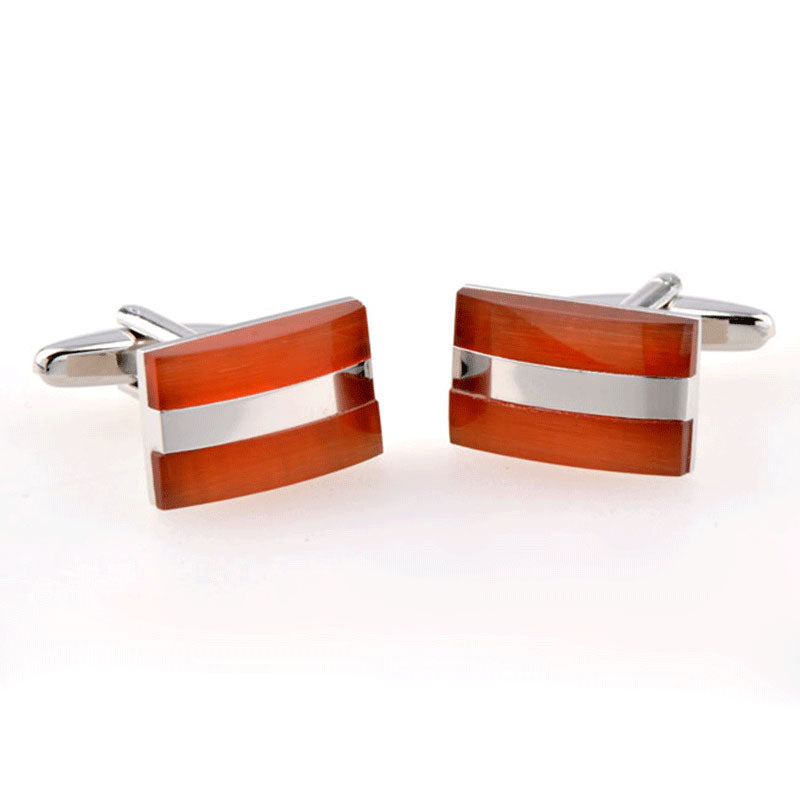 Cateye Glass Cufflinks