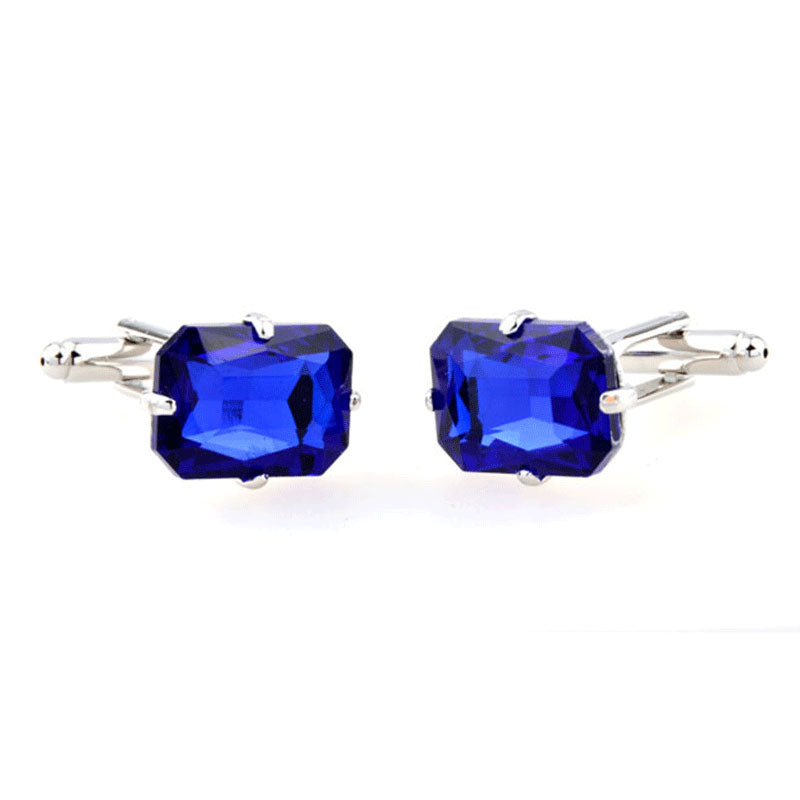 Crystal Zircon Cufflinks