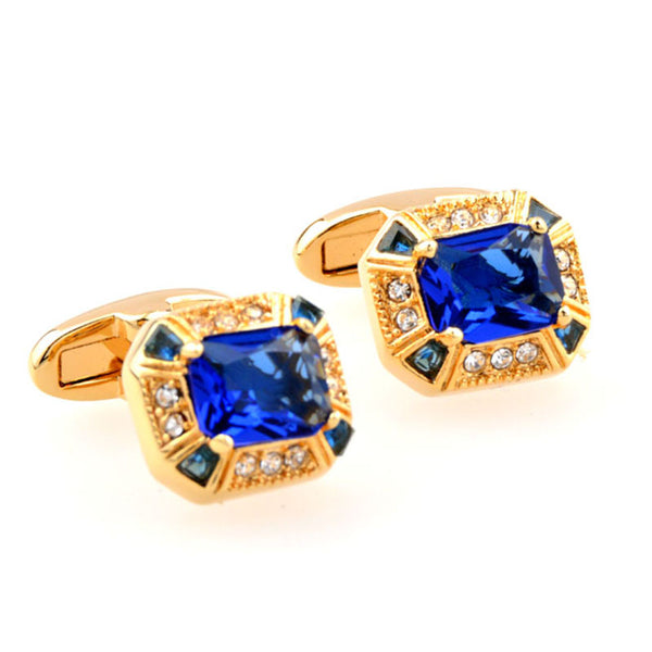 Crystal Zircon Cufflinks