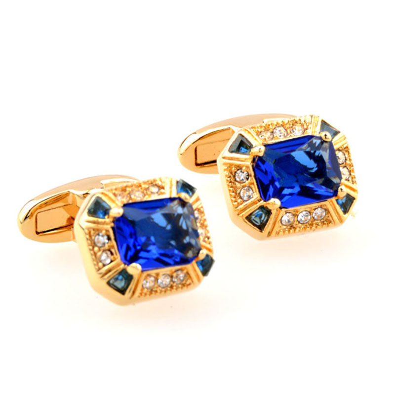 Crystal Zircon Cufflinks