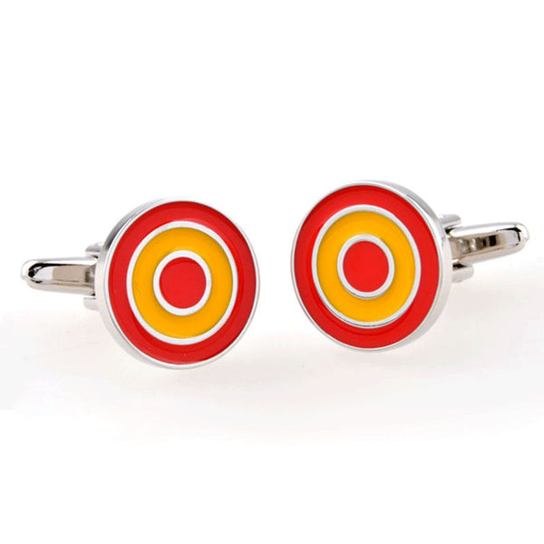 Enamel Dropping Glue Cufflinks