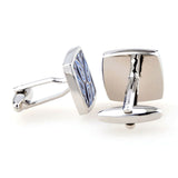 Enamel Dropping Glue Cufflinks