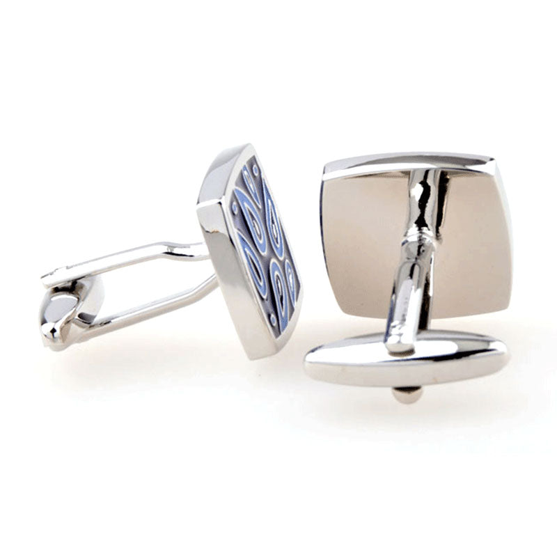 Enamel Dropping Glue Cufflinks