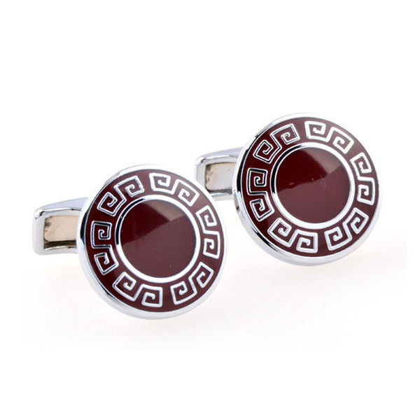 Enamel Dropping Glue Cufflinks