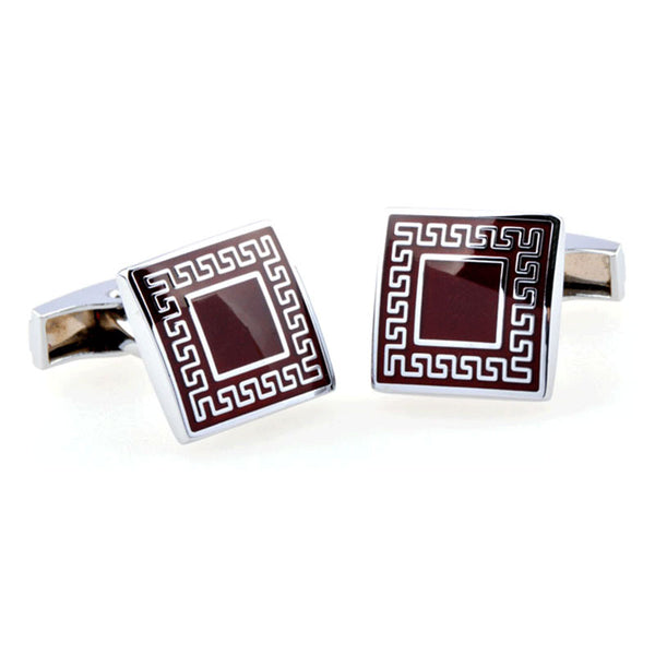 Enamel Dropping Glue Cufflinks
