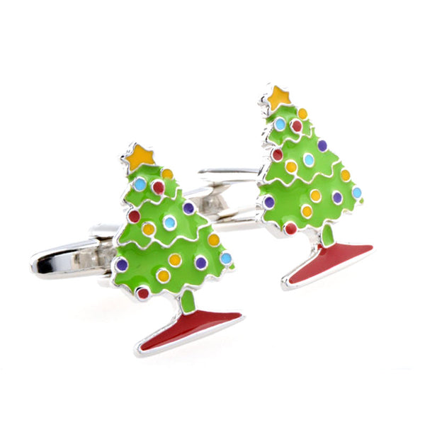 Festivals Wedding Reception Enamel Dropping Glue Cufflinks