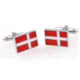 Enamel Dropping Glue Cufflinks