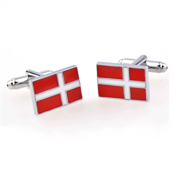 Enamel Dropping Glue Cufflinks