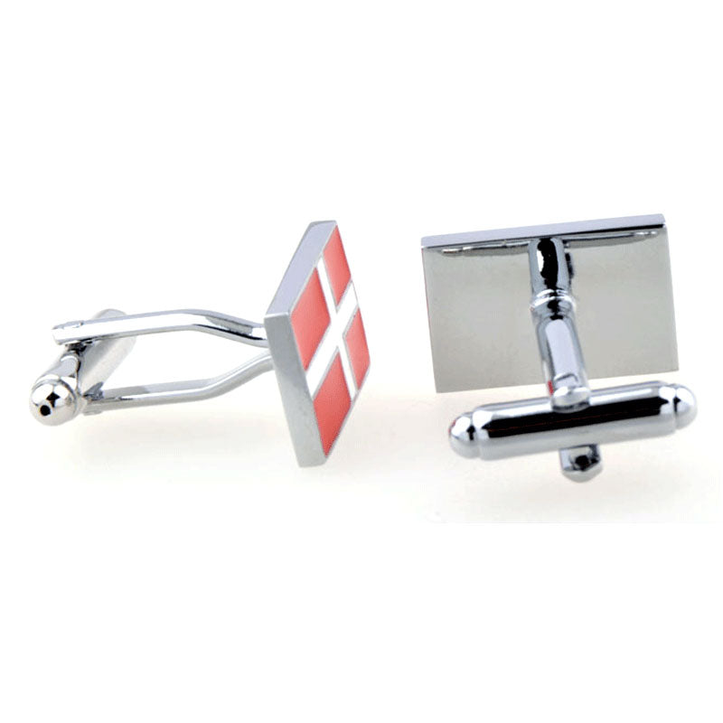 Enamel Dropping Glue Cufflinks