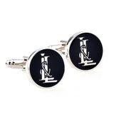 Enamel Dropping Glue Cufflinks