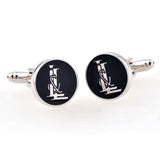 Enamel Dropping Glue Cufflinks