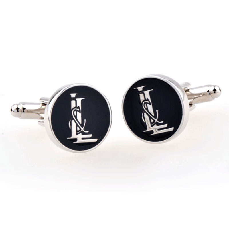 Enamel Dropping Glue Cufflinks