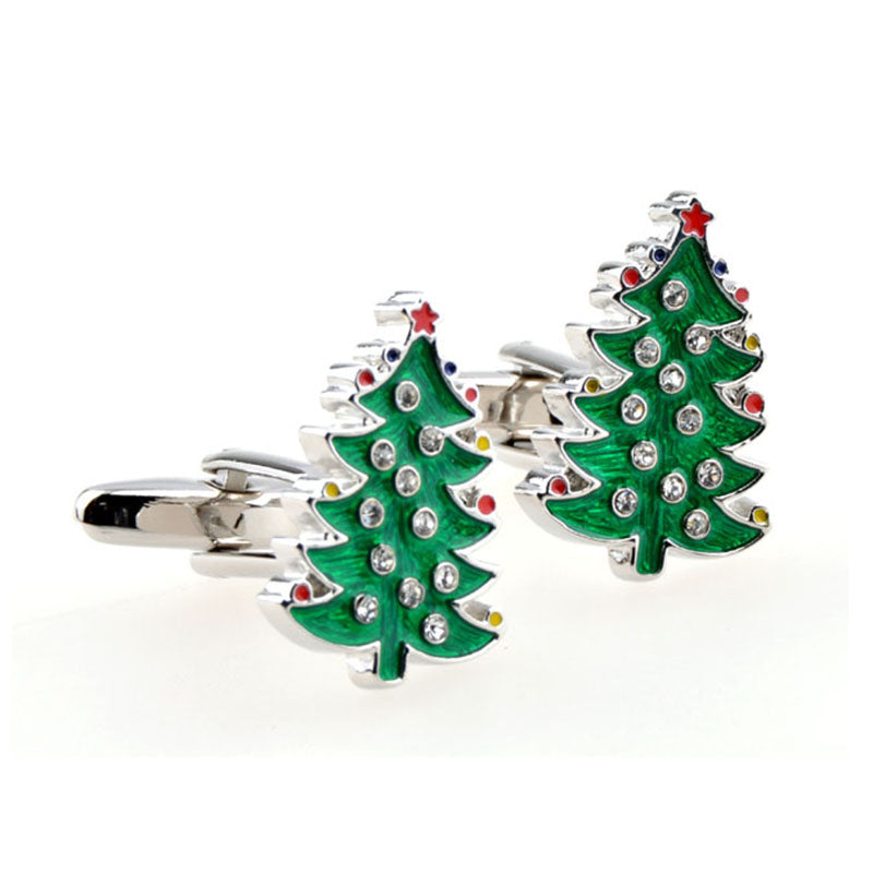 Festivals Wedding Reception Crystal Zircon Cufflinks