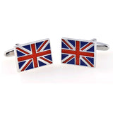 National Flag Music Enamel Dropping Glue Cufflinks